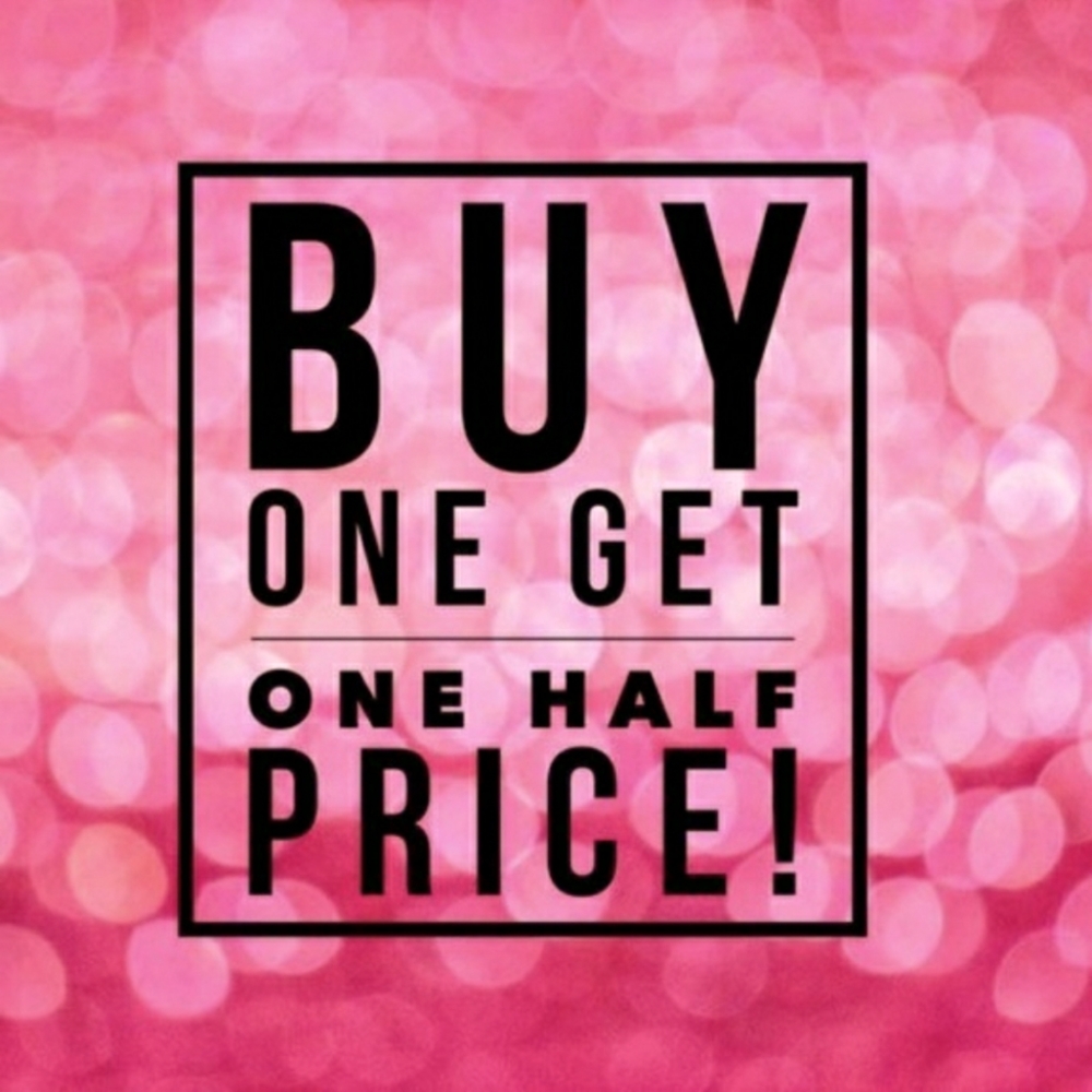 All items are BOGO 50% off - Bundle any two & I will send discount offer! 🥳🤑